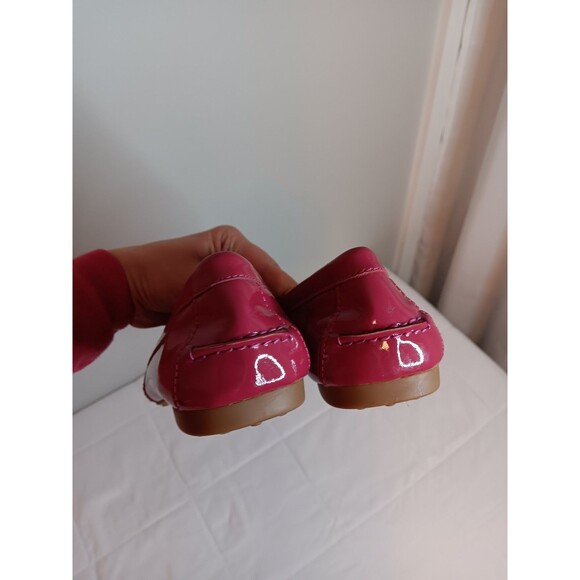 Coach Flynn Patent Leather Loafer Shoe Sz 9.5 B Hot Pink - Picture 4 of 7
